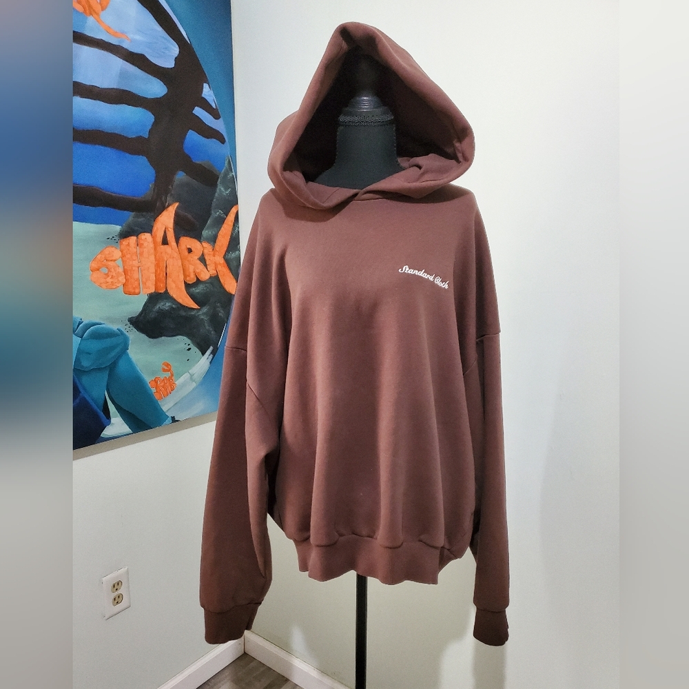 Standard Cloth Urban Outfitters Oversized Hoodie XL Brown Drop Shoulder Boxy